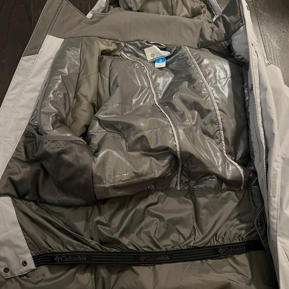 Columbia Whirlibird IV Interchange Gray 3-IN-1 Omni Heat Jacket Medium Mens - Picture 7 of 10
